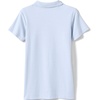 image:imageLands End School Uniform Girls Short Sleeve Feminine Fit Interlock Polo ShirtBlue
