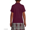 image:imageLands End School Uniform Girls Short Sleeve Feminine Fit Interlock Polo ShirtBurgundy