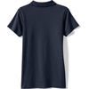 image:imageLands End School Uniform Girls Short Sleeve Feminine Fit Interlock Polo ShirtClassic Navy