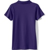 image:imageLands End School Uniform Girls Short Sleeve Feminine Fit Interlock Polo ShirtDeep Purple