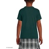 image:imageLands End School Uniform Girls Short Sleeve Feminine Fit Interlock Polo ShirtEvergreen