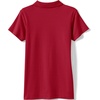 image:imageLands End School Uniform Girls Short Sleeve Feminine Fit Interlock Polo ShirtRed