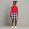 image:imageLands End School Uniform Girls Short Sleeve Feminine Fit Interlock Polo ShirtRed