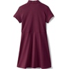 image:imageLands End School Uniform Girls Short Sleeve Interlock Polo DressBurgundy