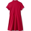 image:imageLands End School Uniform Girls Short Sleeve Interlock Polo DressRed