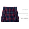 image:imageLands End School Uniform Girls Side Pleat Plaid Skort Above KneeClassic Navy Large Plaid