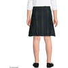 image:imageLands End School Uniform Girls Side Pleat Plaid Skort Above KneeClassic NavyEvergreen Plaid