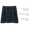 image:imageLands End School Uniform Girls Side Pleat Plaid Skort Above KneeHunterClassic Navy Plaid