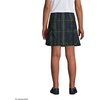image:imageLands End School Uniform Girls Side Pleat Plaid Skort Above KneeHunterClassic Navy Plaid