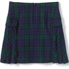 image:imageLands End School Uniform Girls Side Pleat Plaid Skort Above KneePlaid Classic NavyEvergreen
