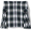 image:imageLands End School Uniform Girls Side Pleat Plaid Skort Above KneeWhite Plaid