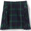 image:imageLands End School Uniform Girls Slim Side Pleat Plaid Skort Above KneePlaid HunterClassic Navy