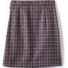 image:imageLands End School Uniform Girls Solid Aline Skirt Below the KneePlaid Gray HeatherMaroon