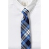 image:imageLands End School Uniform Kids Pre Tied TieClear Blue Plaid