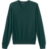 image:imageLands End School Uniform Mens Cotton Modal Fine Gauge VNeck SweaterEvergreen