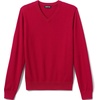 image:imageLands End School Uniform Mens Cotton Modal Fine Gauge VNeck SweaterRed