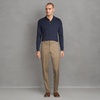 image:imageLands End School Uniform Mens Long Sleeve Interlock Polo ShirtBlue