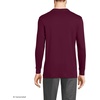image:imageLands End School Uniform Mens Long Sleeve Interlock Polo ShirtBurgundy