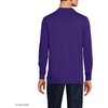 image:imageLands End School Uniform Mens Long Sleeve Interlock Polo ShirtDeep Purple