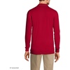 image:imageLands End School Uniform Mens Long Sleeve Interlock Polo ShirtRed