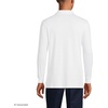 image:imageLands End School Uniform Mens Long Sleeve Interlock Polo ShirtWhite