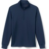 image:imageLands End School Uniform Mens Quarter Zip PulloverClassic Navy
