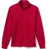 image:imageLands End School Uniform Mens Quarter Zip PulloverRed
