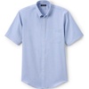 image:imageLands End School Uniform Mens Short Sleeve No Iron Pinpoint Dress ShirtBlue