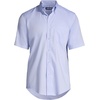 image:imageLands End School Uniform Mens Short Sleeve No Iron Pinpoint Dress ShirtBlue