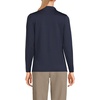 image:imageLands End School Uniform Womens Long Sleeve Feminine Fit Rapid Dry Polo ShirtClassic Navy