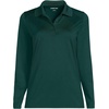 image:imageLands End School Uniform Womens Long Sleeve Feminine Fit Rapid Dry Polo ShirtEvergreen