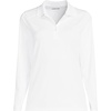image:imageLands End School Uniform Womens Long Sleeve Feminine Fit Rapid Dry Polo ShirtWhite
