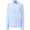image:imageLands End School Uniform Womens Long Sleeve Oxford Dress ShirtBlue