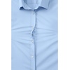 image:imageLands End School Uniform Womens No Gape Short Sleeve Stretch ShirtLight Sea Blue