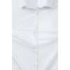 image:imageLands End School Uniform Womens No Gape Short Sleeve Stretch ShirtPearl White