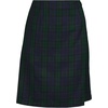 image:imageLands End School Uniform Womens Plaid A Line Tab Skort Top of KneeClassic NavyEvergreen Plaid