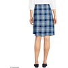 image:imageLands End School Uniform Womens Plaid A Line Tab Skort Top of KneeClear Blue Plaid