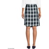 image:imageLands End School Uniform Womens Plaid A Line Tab Skort Top of KneeWhite Plaid