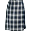 image:imageLands End School Uniform Womens Plaid A Line Tab Skort Top of KneeWhite Plaid