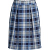 image:imageLands End School Uniform Womens Plaid Skort Top of KneeClear Blue Plaid