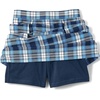 image:imageLands End School Uniform Womens Plaid Skort Top of KneeClear Blue Plaid