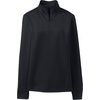 image:imageLands End School Uniform Womens Quarter Zip PulloverBlack