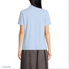image:imageLands End School Uniform Womens Short Sleeve Feminine Fit Interlock Polo ShirtBlue