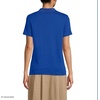 image:imageLands End School Uniform Womens Short Sleeve Feminine Fit Interlock Polo ShirtCobalt
