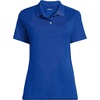 image:imageLands End School Uniform Womens Short Sleeve Feminine Fit Interlock Polo ShirtCobalt
