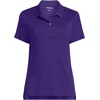 image:imageLands End School Uniform Womens Short Sleeve Feminine Fit Interlock Polo ShirtDeep Purple