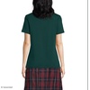 image:imageLands End School Uniform Womens Short Sleeve Feminine Fit Interlock Polo ShirtEvergreen