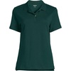 image:imageLands End School Uniform Womens Short Sleeve Feminine Fit Interlock Polo ShirtEvergreen