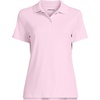 image:imageLands End School Uniform Womens Short Sleeve Feminine Fit Interlock Polo ShirtIce Pink