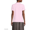 image:imageLands End School Uniform Womens Short Sleeve Feminine Fit Interlock Polo ShirtIce Pink